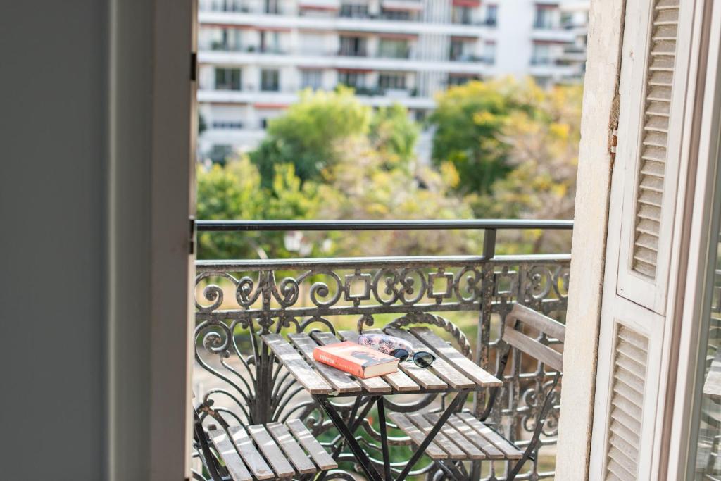 Hôtel de charme Nice centre-ville | Balcon chambre