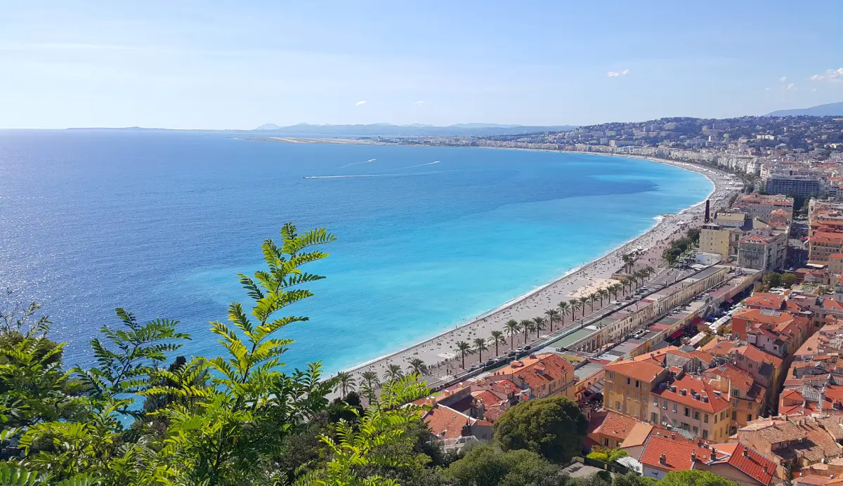 Panorama de la ville de Nice, Côte d'Azur, Côte d'Azur, France